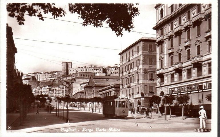 La Cagliari che non c’è più: il Largo in una foto del 1938