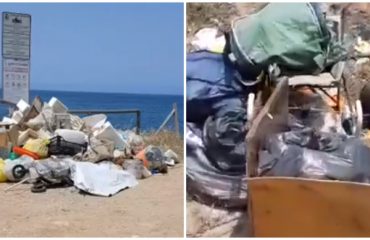 Discarica a Porto Palma