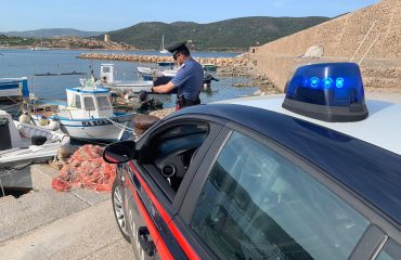 Carabinieri al porto di Teulada