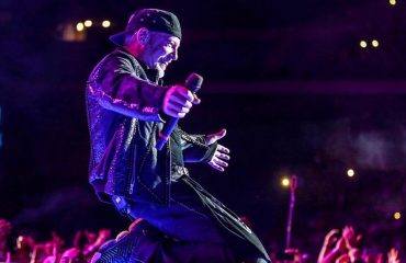 Vasco Rossi in uno dei live di San Siro