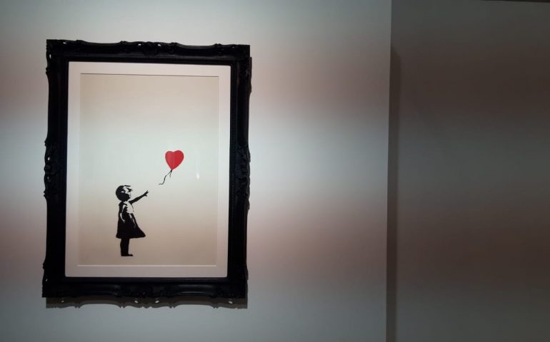 (FOTO) Banksy da oggi in mostra al Ghetto degli Ebrei. Le opere dell'artista