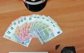 Hashish e denaro: giovane arrestato dai carabinieri a Pirri