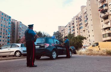 Carabinieri in via Schiavazzi a Sant'Elia