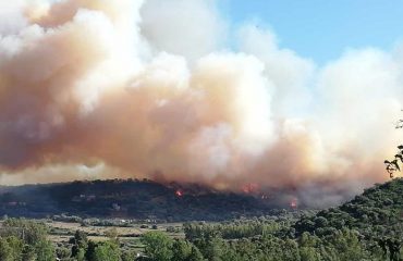 Incendio in Ogliastra