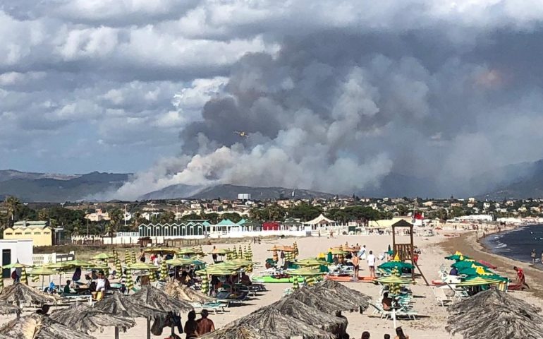 incendio a Maracalagonis