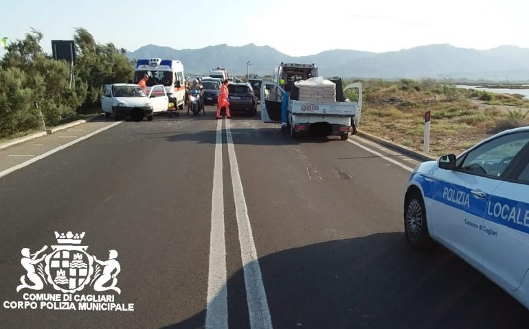 Incidente sulla 195 a Cagliari