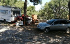 Incuria e degrado ai piedi di Buoncammino