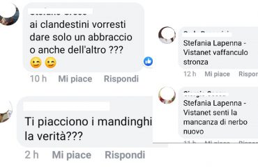 Gli insulti alla giornalista di Vistanet Stefania Lapenna