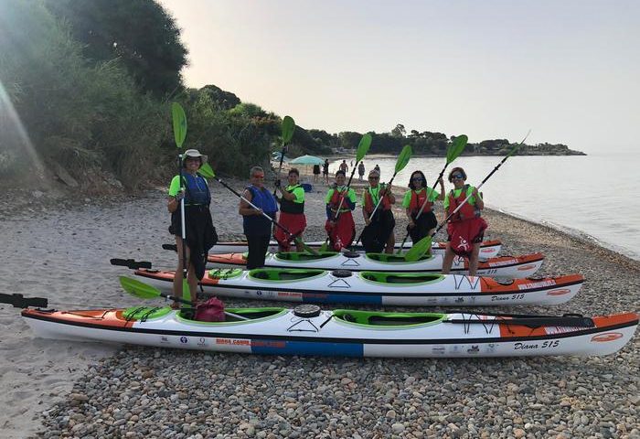 In kayak per i pazienti del Day hospital dell’Oncologico di Cagliari