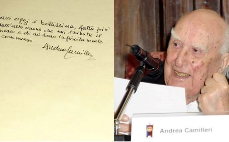 La laurea honoris causa conferita ad Andrea Camilleri dall'Università di Cagliari