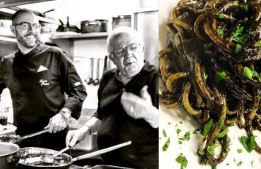 Spaghetti al Nero di Vittorio piatto tipico di Carloforte