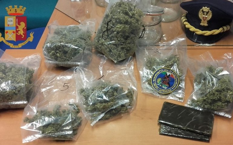 Quartu: piantagioni di marijuana e droga in casa. Arrestato un cagliaritano e denunciato un 26enne incensurato