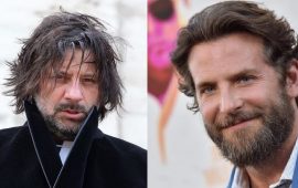 Christian Iansante a sinistra, Bradley Cooper a destra