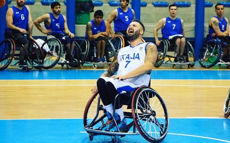 La Nazionale italiana di basket in carrozzina agli Europei con il sardo Claudio Spanu