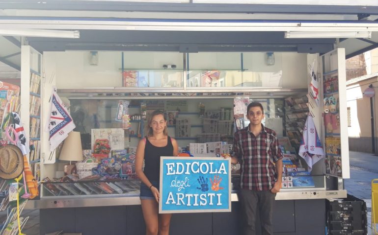 Cagliari, a Villanova apre “l’Edicola degli artisti”. Non solo giornali, ma arte, cultura ed eventi con artisti e creativi