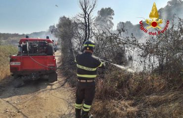 Incendio a Busachi