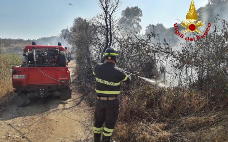 Incendio a Busachi