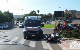 Incidente tra auto e moto a San Bartolomeo
