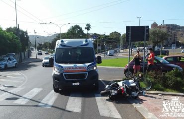 Incidente tra auto e moto a San Bartolomeo