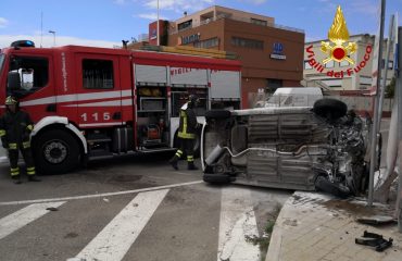 Cagliari: incidente in via Mercalli