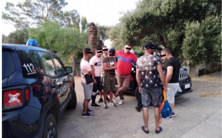 Migranti algerini intercettati a Porto Pino dai Carabinieri