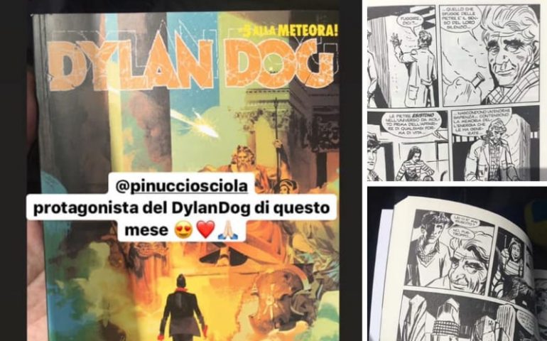 Pinuccio Sciola e le sue pietre sonore nel Dylan Dog numero 395 del mese di luglio