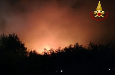 incendio a Solanas