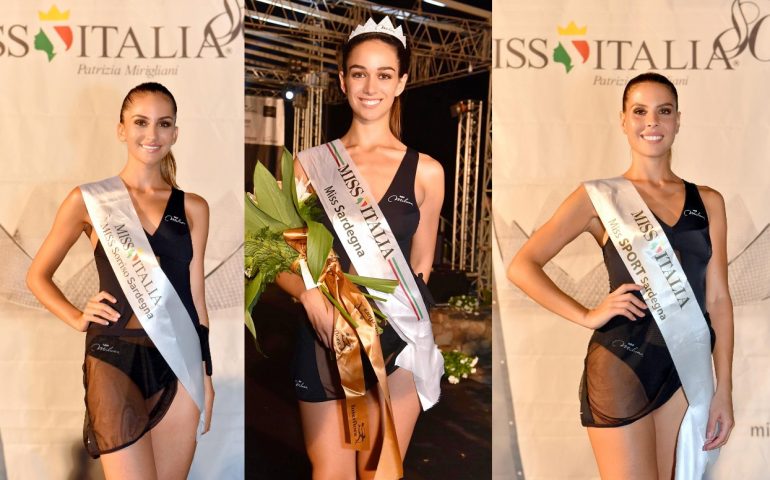 Le tre miss sarde che parteciperanno a Miss Italia