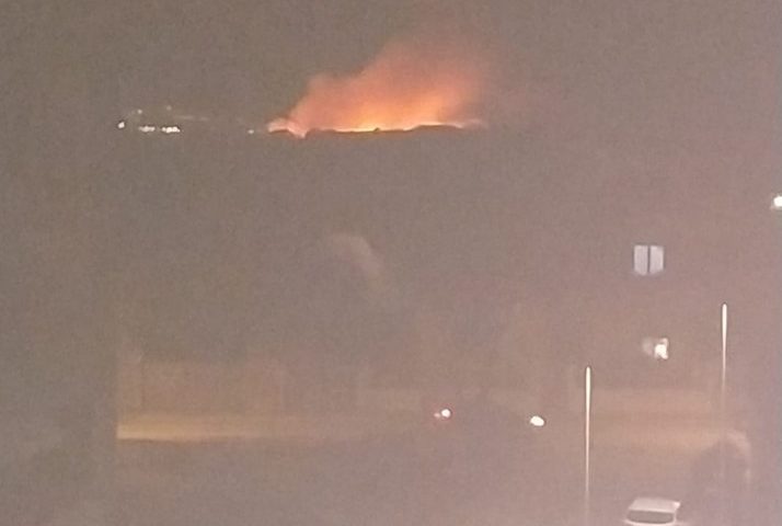 Incendio ad Assemini - Foto di Assemini in comune