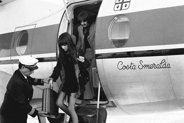 Ringo Starr atterra all'aeroporto di Olbia - Foto Nello Di Salvo - Archivio Cover Media