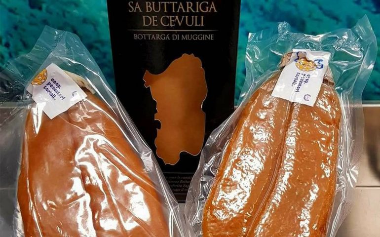 La bottarga di muggine selvatico della Cooperativa dei pescatori di Tortolì