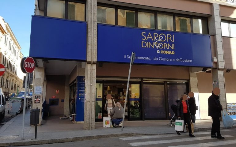 Il Conad di via Cavour a Sassari
