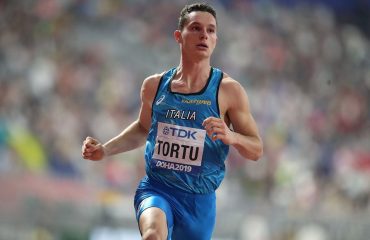 Filippo Tortu ai mondiali di Doha