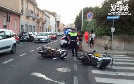 Incidente a Pirri: coinvolti due portapizze