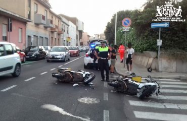 Incidente a Pirri: coinvolti due portapizze