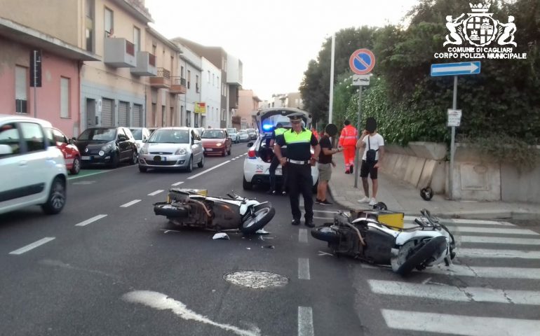 Incidente a Pirri: coinvolti due portapizze