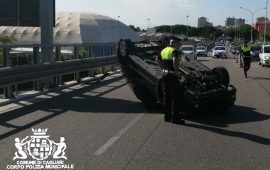 Incidente in viale Colombo