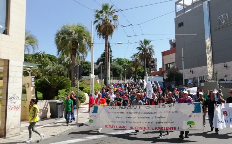 Manifestazione Forestas a Cagliari