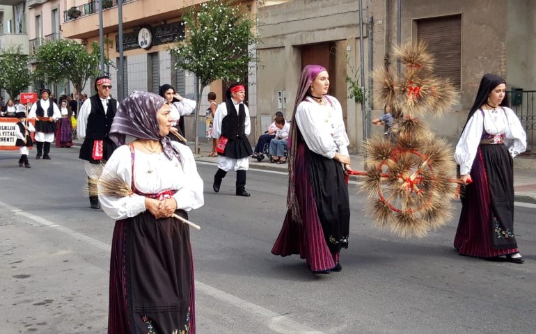 (Foto) Antico sposalizio selargino 2019. Il corteo che accompagna gli sposi