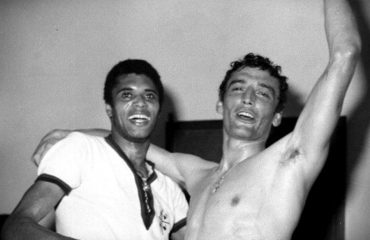 Nenè e Gigi Riva - Foto tratta dal blog "Storie di calcio"