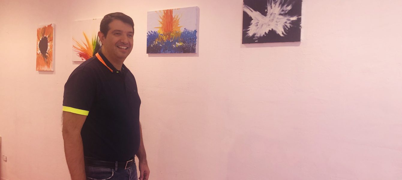 Il pittore cagliaritano Andrea Ferrero
