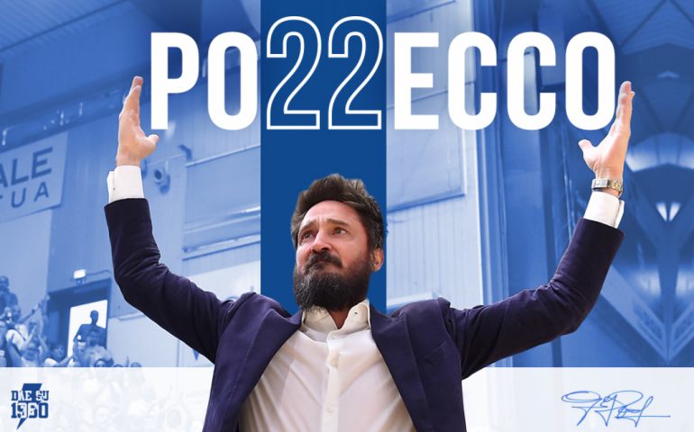 Coach Pozzecco rinnova: alla Dinamo sino al 2022