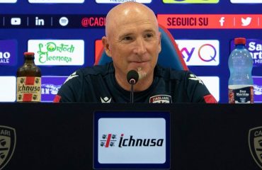 Rolando Maran in conferenza stampa prima di Cagliari-Verona