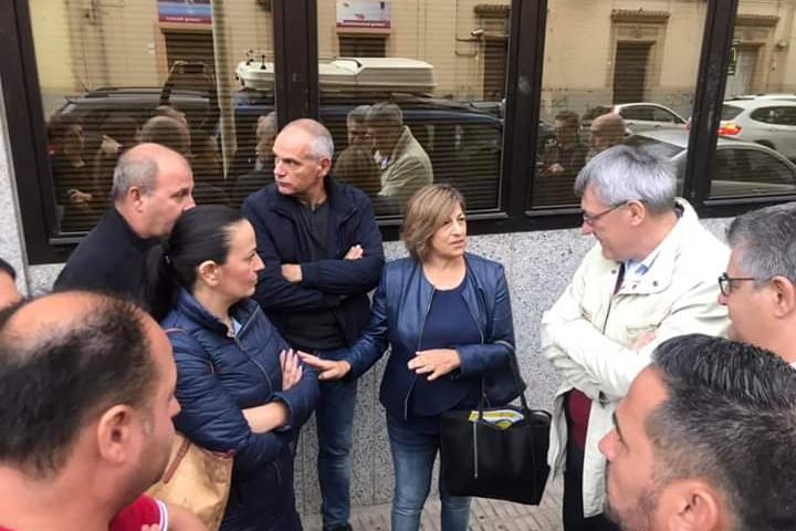 Cagliari: Landini incontra i lavoratori Aias in sciopero della fame: «Sappiate che non siete soli»