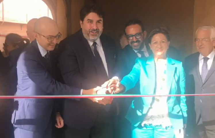 Christian Solinas e Paolo Truzzu inaugurano Sinnova