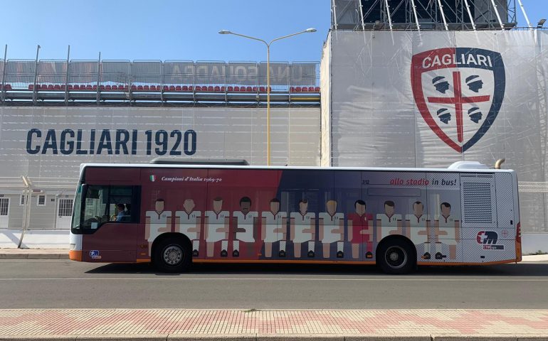 Cagliari: andare alla Sardegna Arena a bordo di un bus. Da domenica tutti allo stadio in autobus