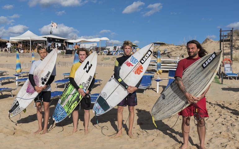 I finalisti del Didobeach surf di Buggerru