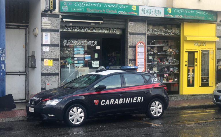 Furto in un bar tabacchi di Pirri