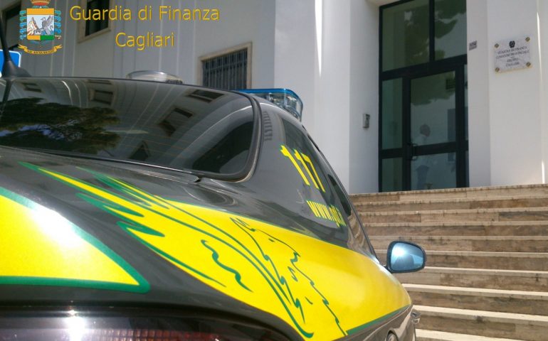 La caserma della Guardia di Finanza di Cagliari