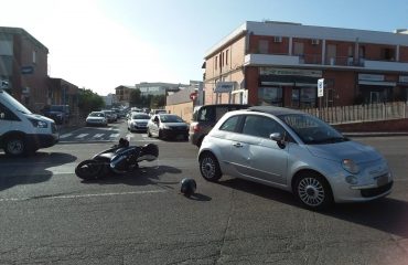 Incidente a Cagliari in viale Monastir